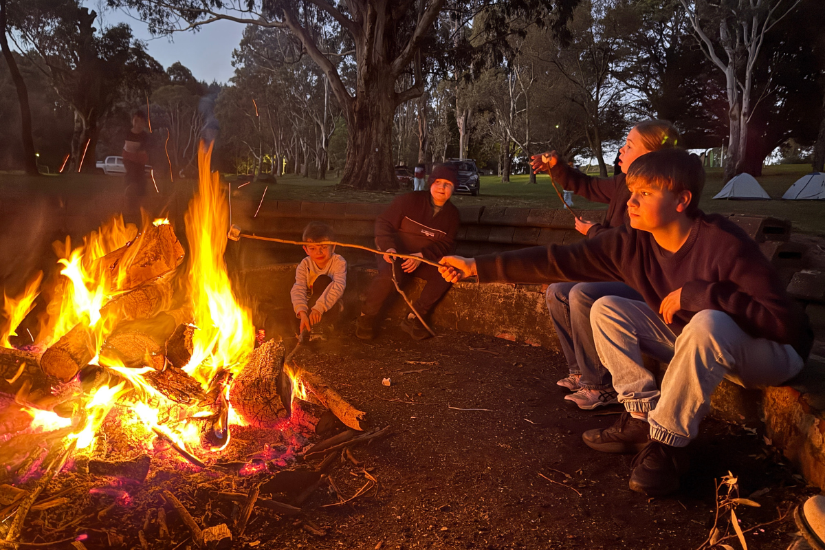 Campfire fun at Woodhouse